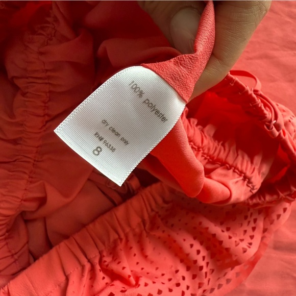 Susana Monaco lattice cutout ruffle maxi dress with pockets pink size 8 - Picture 6 of 6